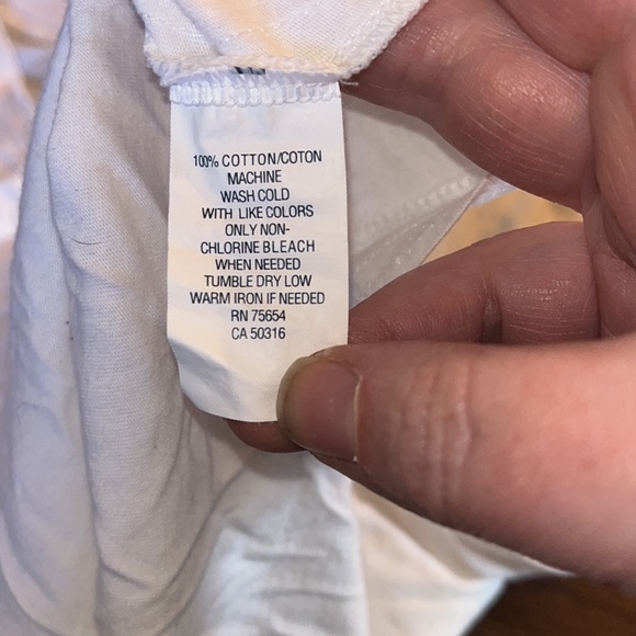 Abercrombie & Fitch Flowy T Shirt, unfinished cuffs - Picture 6 of 6